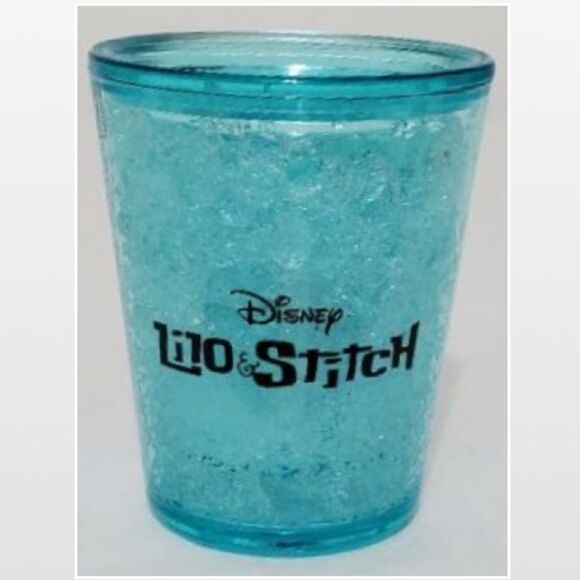 New Disney Stitch Blue Shot Glass Is Plastic - Picture 8 of 11